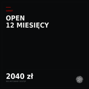 OPEN — karnet 12 miesięcy