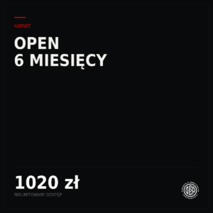 OPEN — karnet 6 miesięcy