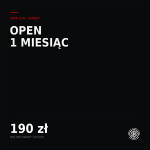 OPEN — karnet miesięczny